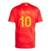 Spania Dani Olmo 10 Hjemme EM 2024 - Herre Fotballdrakt